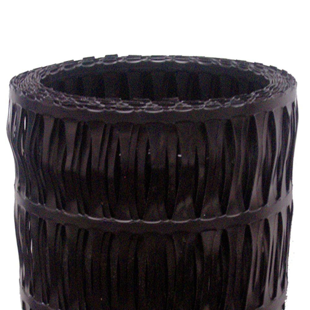 TENSAR 48 in. x 75 ft. Uniaxial Black High-Density Polyethylene GeoGrid Retaining Wall Reinforcement EL8-475