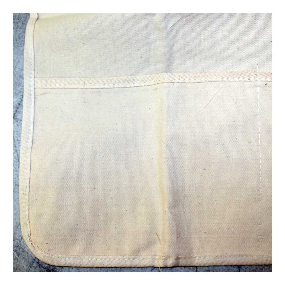 Bib Style Cotton Canvas Shop Apron - 3 Pockets (ToolUSA: AP-61015)