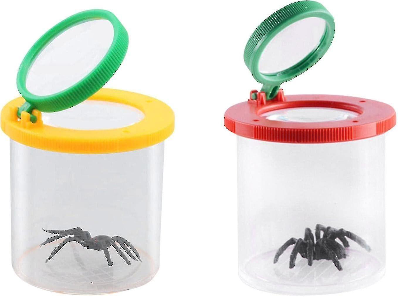 Bugs Catcher For Kids With A Spider Toy Bugs Magnifier Insect Magnifying Jar Backyard Explorer Colle