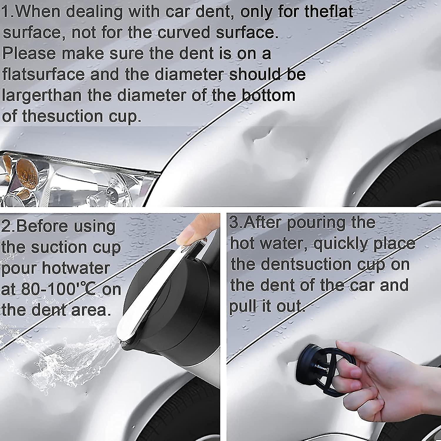 Car Dent Puller， Powerful Car Repair Dent Removal Tools， Puller For Window Handle， Refrigerator Dryer Door Handle， Mirror， Mobile Phone Tablet Xq-c172