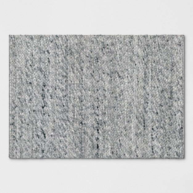 Chunky Knit Wool Woven Rug