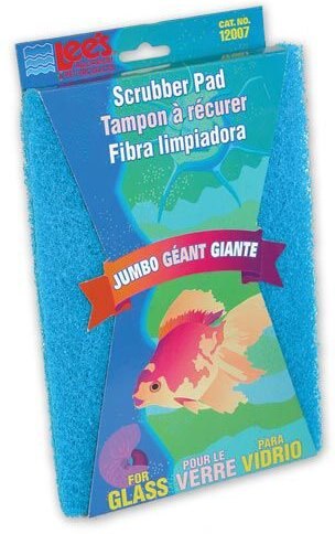 Lee's Aquarium and Pets Glass Aquariums Coarse Scrubber Pad， Jumbo