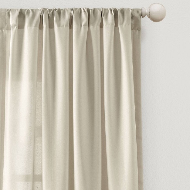 Set Of 2 84 quot x40 quot Tulle Skirt Solid Window Curtain Panels Lush D cor