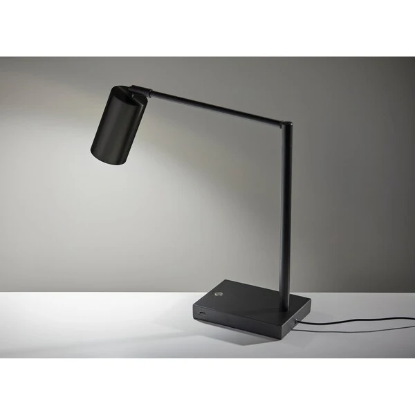 Adesso Black Colby LED Desk Lamp