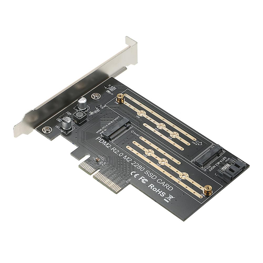 1 Adapter Card 1 Sata Cable 1 Baffle 1 Bag Of Screws 1 Screwdriver 2 Heat Dissipation Silicone Black