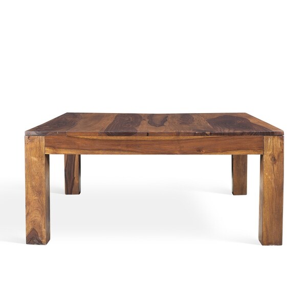 Handmade Cube Low Square Coffee Table (India) - 15.75