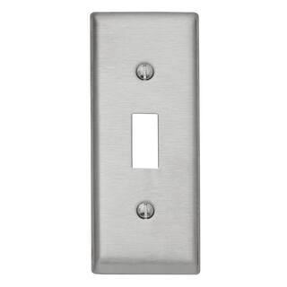 Legrand Pass  Seymour 302304 SS 1 Gang Toggle Narrow Wall Plate Stainless Steel (1-Pack) SSN14