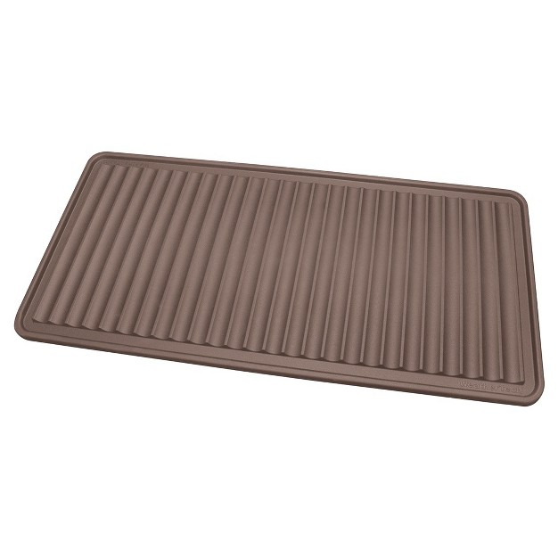 Brown Solid Doormat 1 x27 6 quot x3 x27 Weathertech