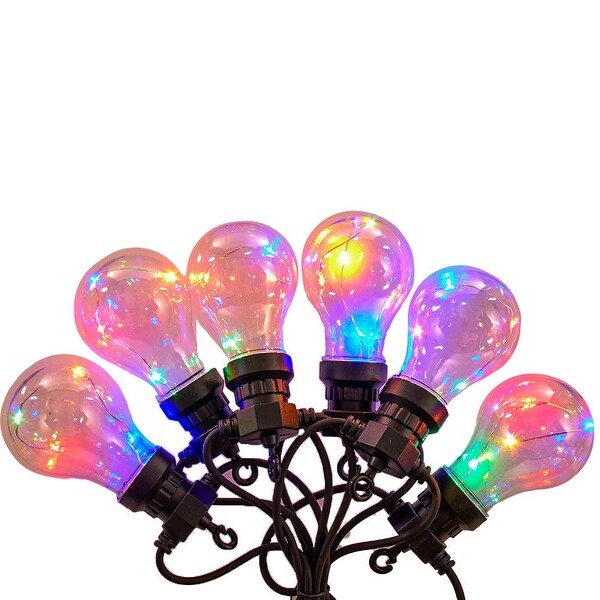 Kurt Adler 40Light Edison Bulb Set with MultiColored Fairy Lights