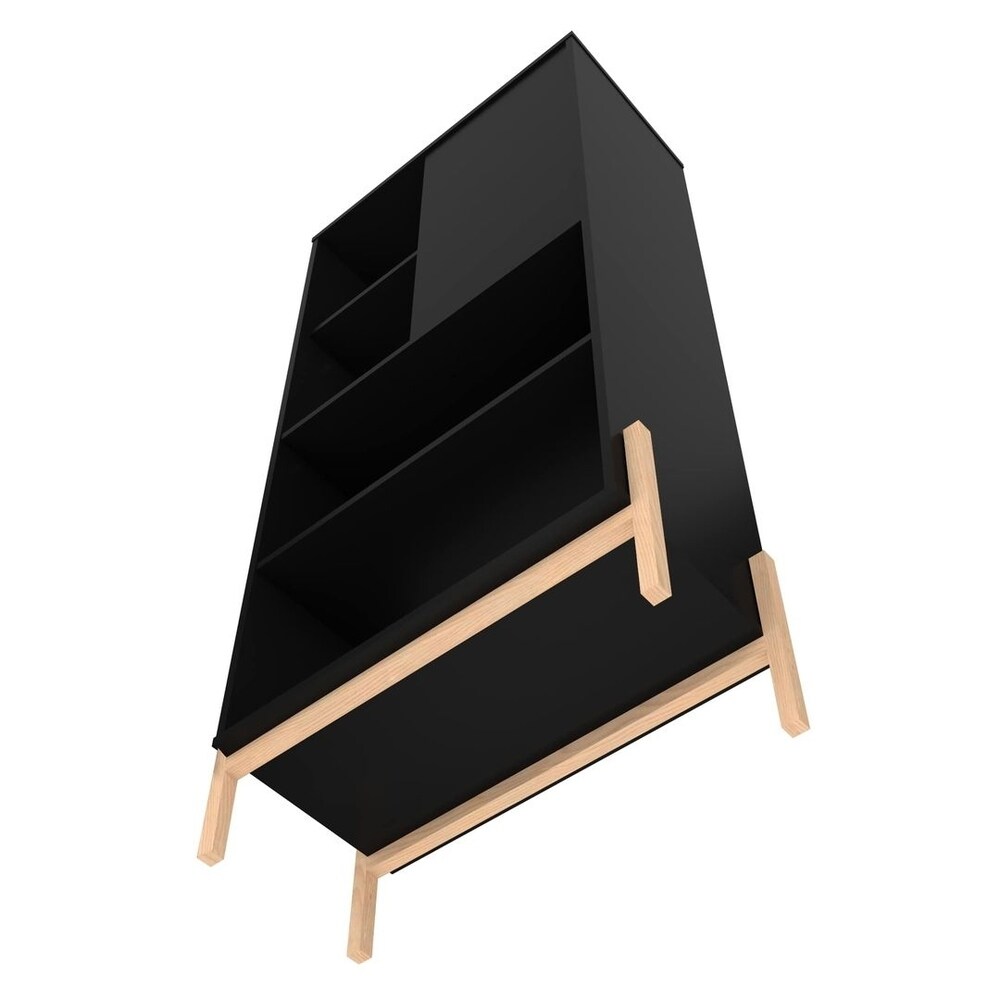 Bowery Bookcase with 5 Shelves by Manhattan Comfort
