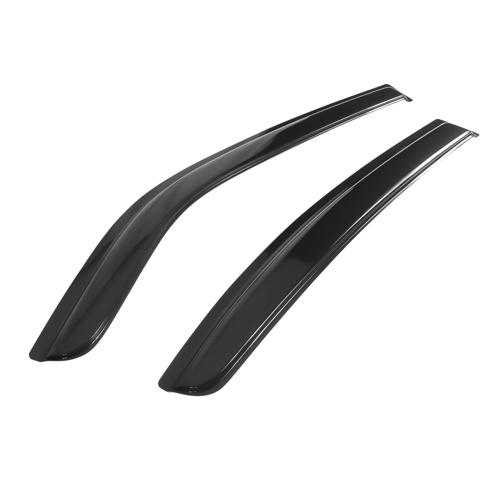 Ikon Motorsports Compatible with 06-10 Dodge Charger Acrylic Window Visors Vent Windshield Deflector Rain Guard 4Pc Set Outside Mount 2006 2007 2008 2009 2010