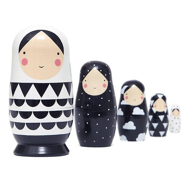 10Pcs/set lovely russian matryoshka dolls wood