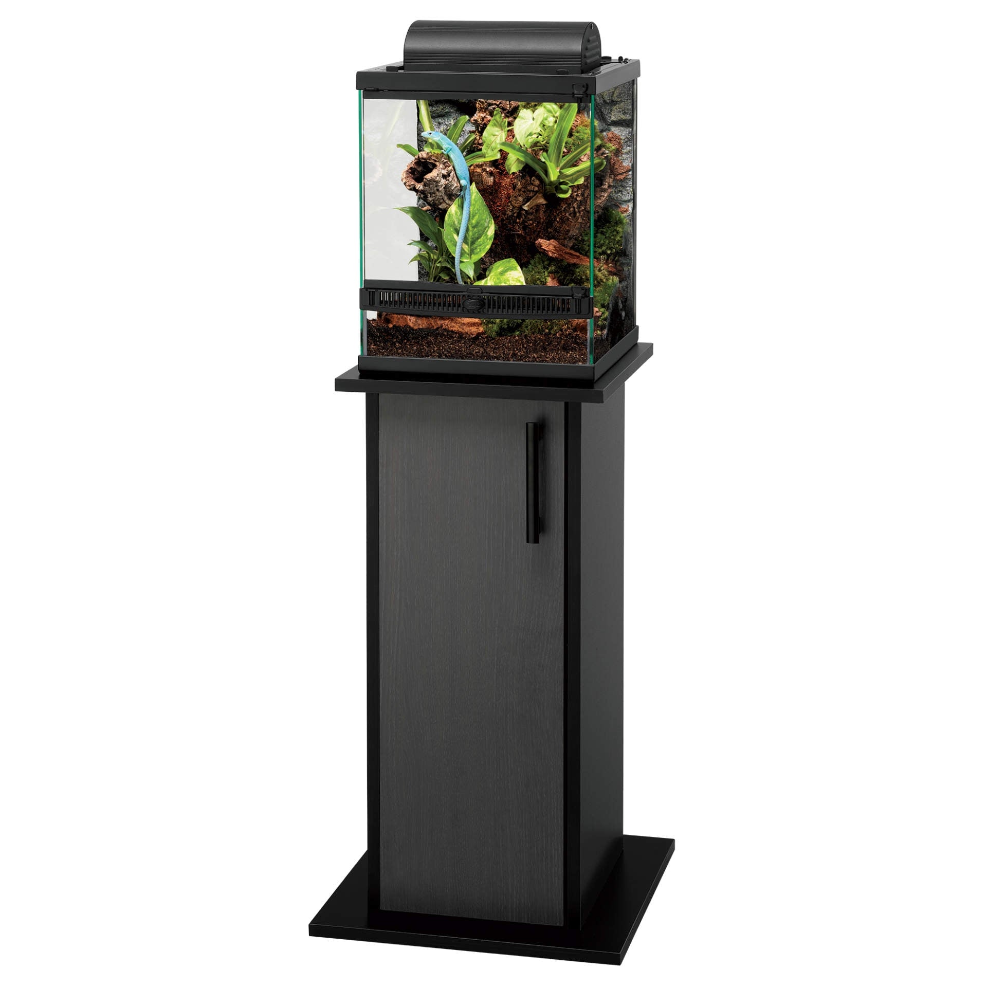 Zilla Front Opening Terrarium Black 12 x 12 x 15in