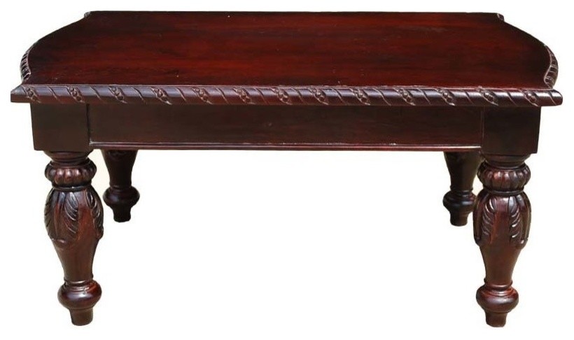 American Empire Wooden Hand Carved Ornate Coffee Table   Traditional   Coffee Tables   by Sierra Living Concepts Inc  Houzz