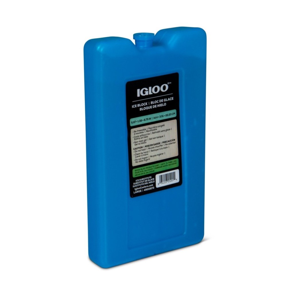 Igloo Maxcold Ice Freeze Block Large Reusable Blue ;