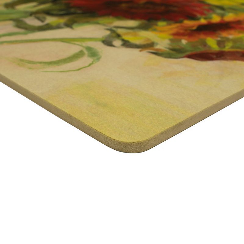 Mohawk® Home Gathering Sunflowers Cushioned Kitchen Mat