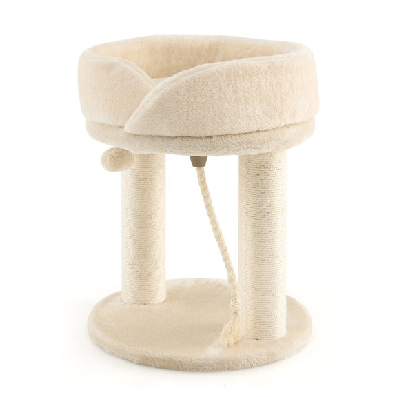 Costway 83460915 Cat Climbing Tree with Plush Perc...