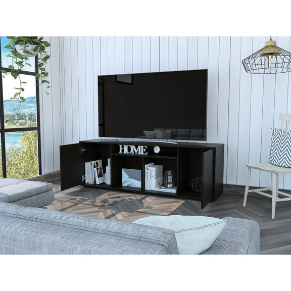 Prana TV Stand fot TV  180s up 60 Four Shelves  ...