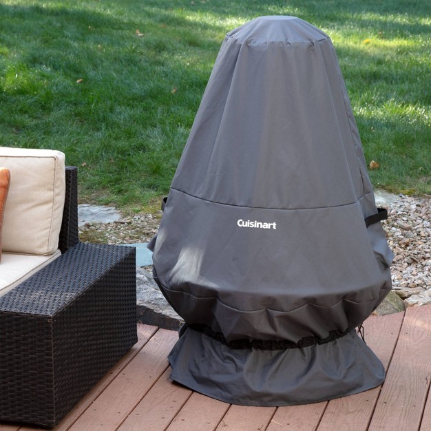 Cuisinart Chimenea Propane Fire Pit Cover Gray