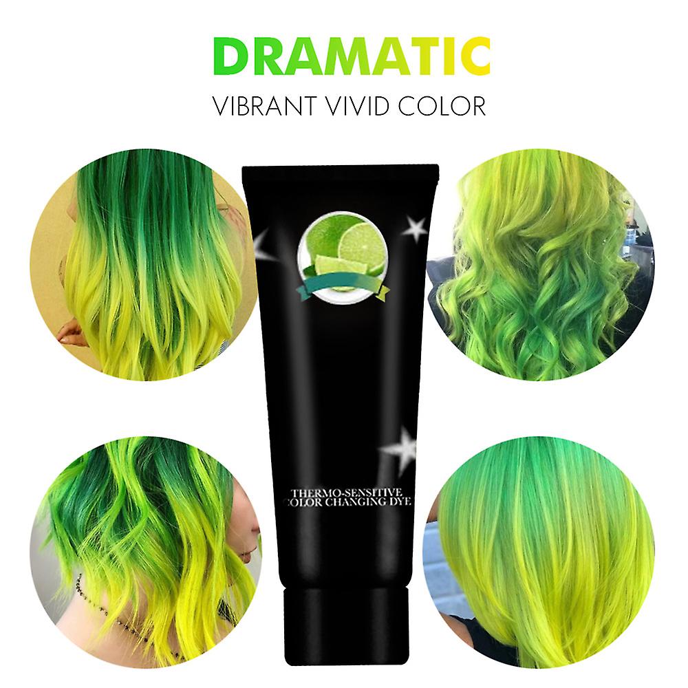 Foreign Trade Cross-border Thermochromic Hair Dye Grandma Gray Gentle Does Not Hurt The Scalp And Easily Changes Hair Color Color Classification Kou G