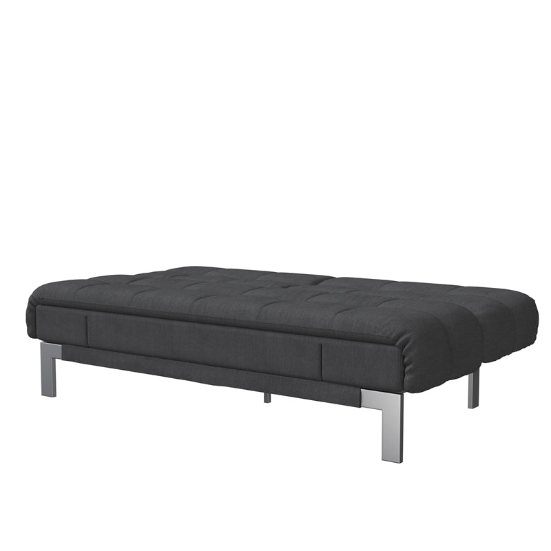 Relax-A-Lounger Winchester Sofa Convertible in Gray Fabric Upholstery