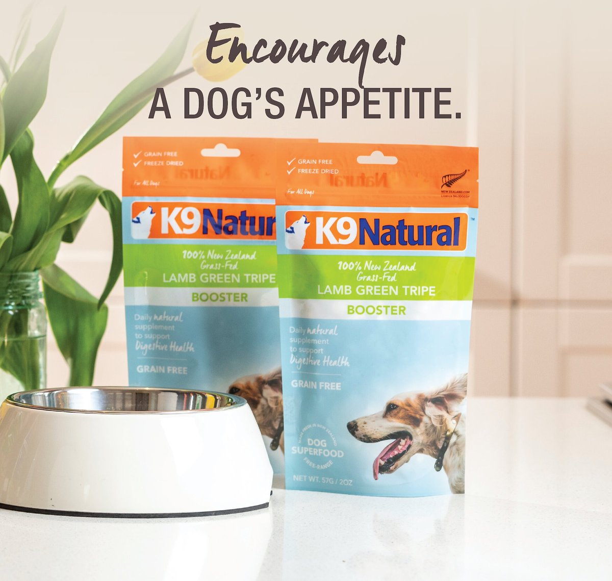 K9 Natural Lamb Green Tripe Booster Digestive Supplement for Dogs