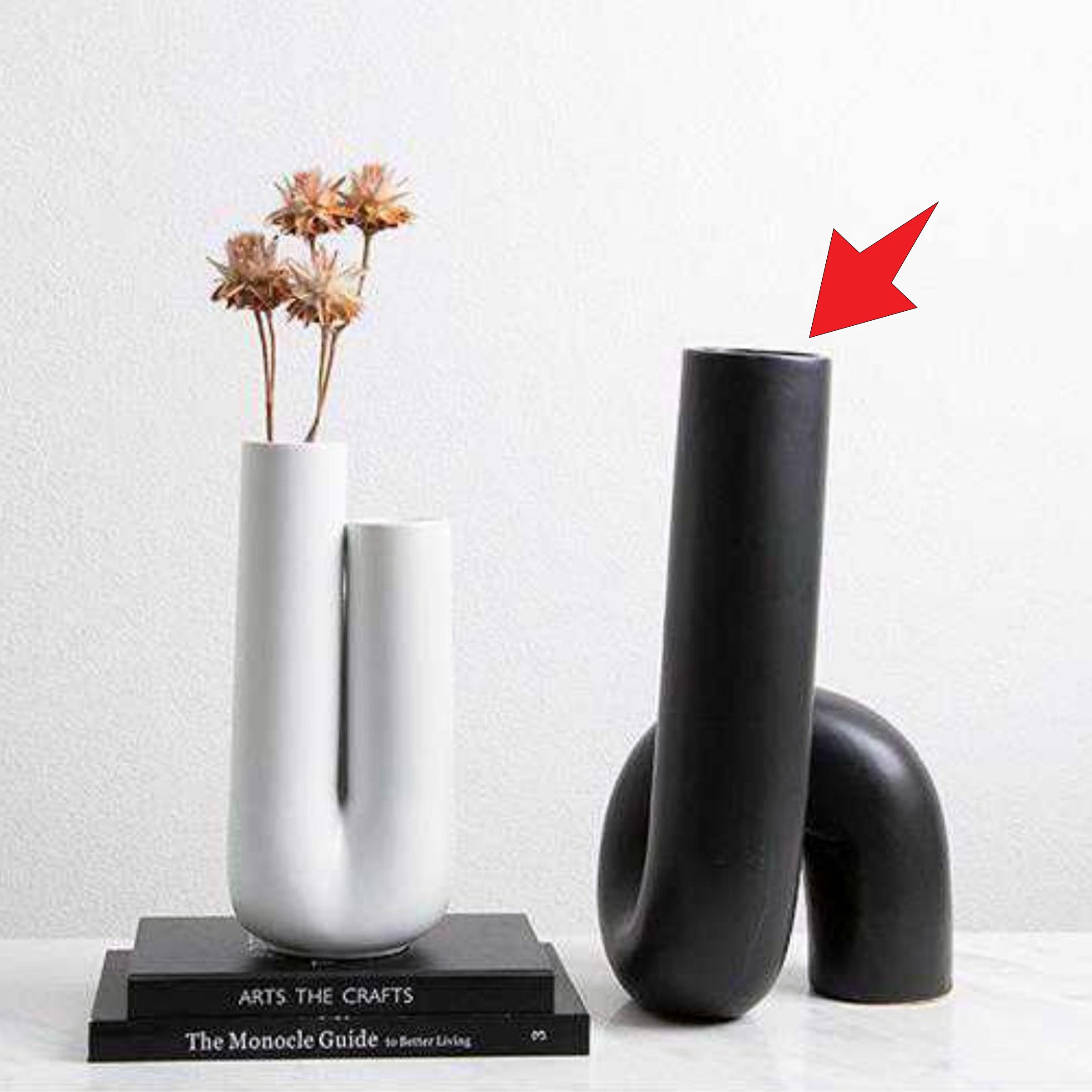 Black Pipe Ceramic Decoration Fa-D2101C