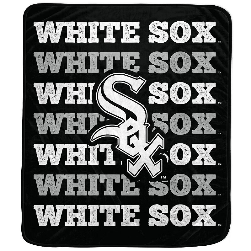 Pegasus Chicago White Sox 60'' x 70'' Logo Wordmark Plush Blanket