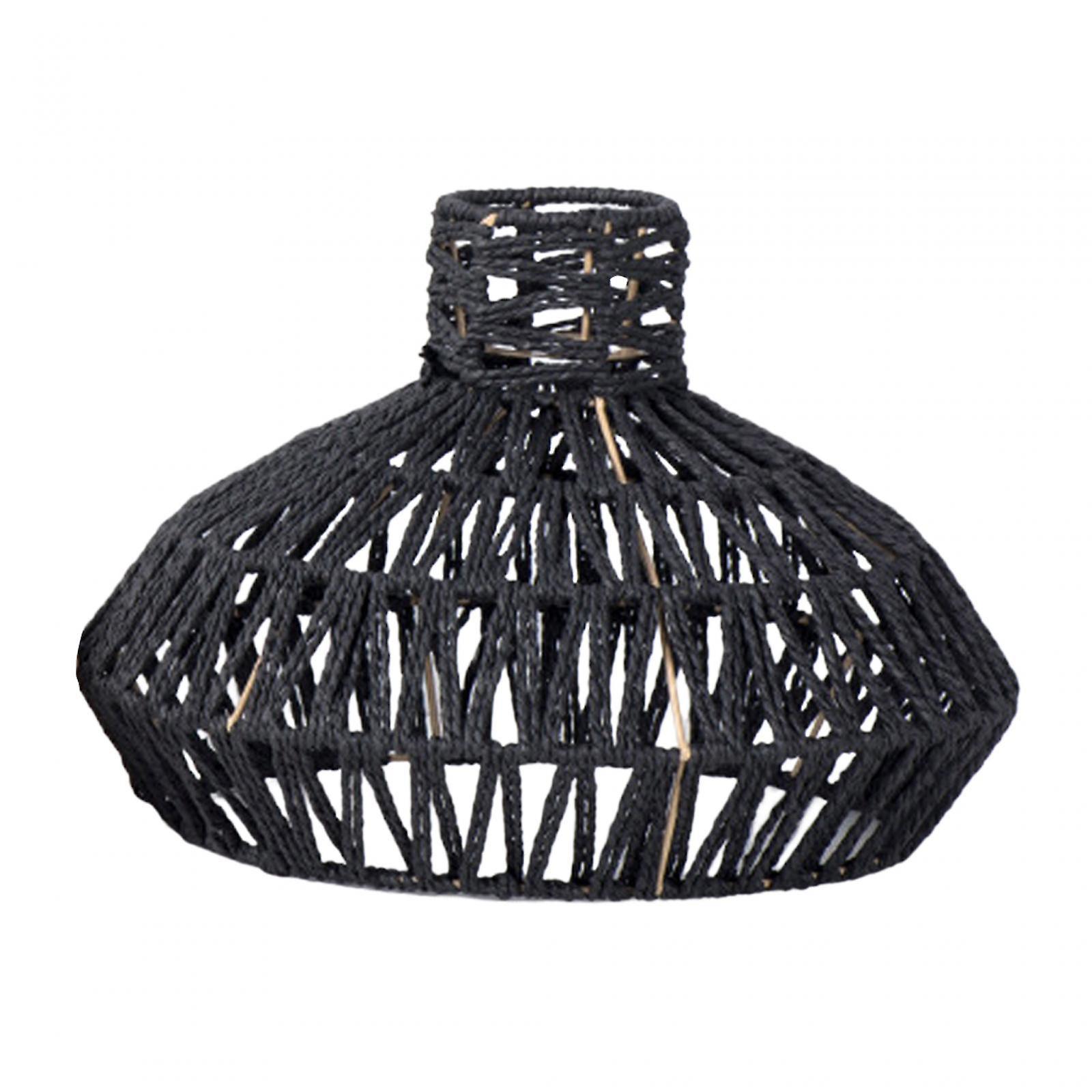 Hanging Lamp Shade Rustic Ceiling Lantern Cover For Dining Room Home Hallway Black