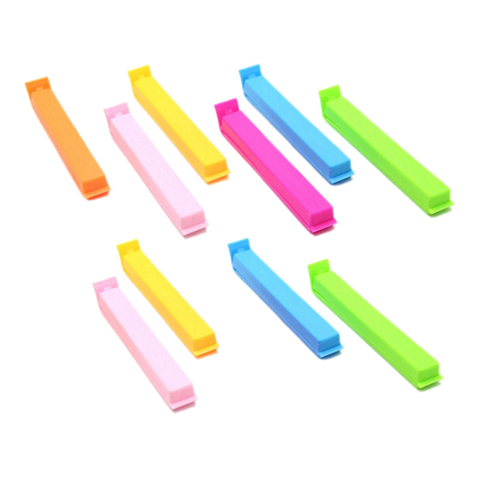 10pcs Food Bags Sealing Clips Portable Chip Clips For Kitchen Home Groceries
