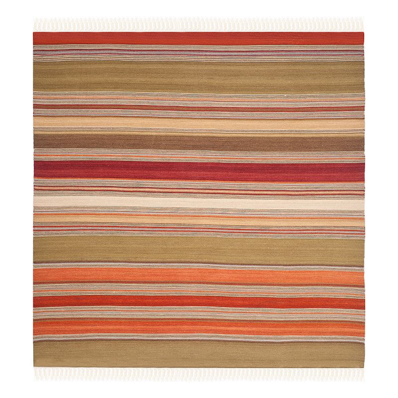 Safavieh Kilim Reese Striped Wool Blend Rug