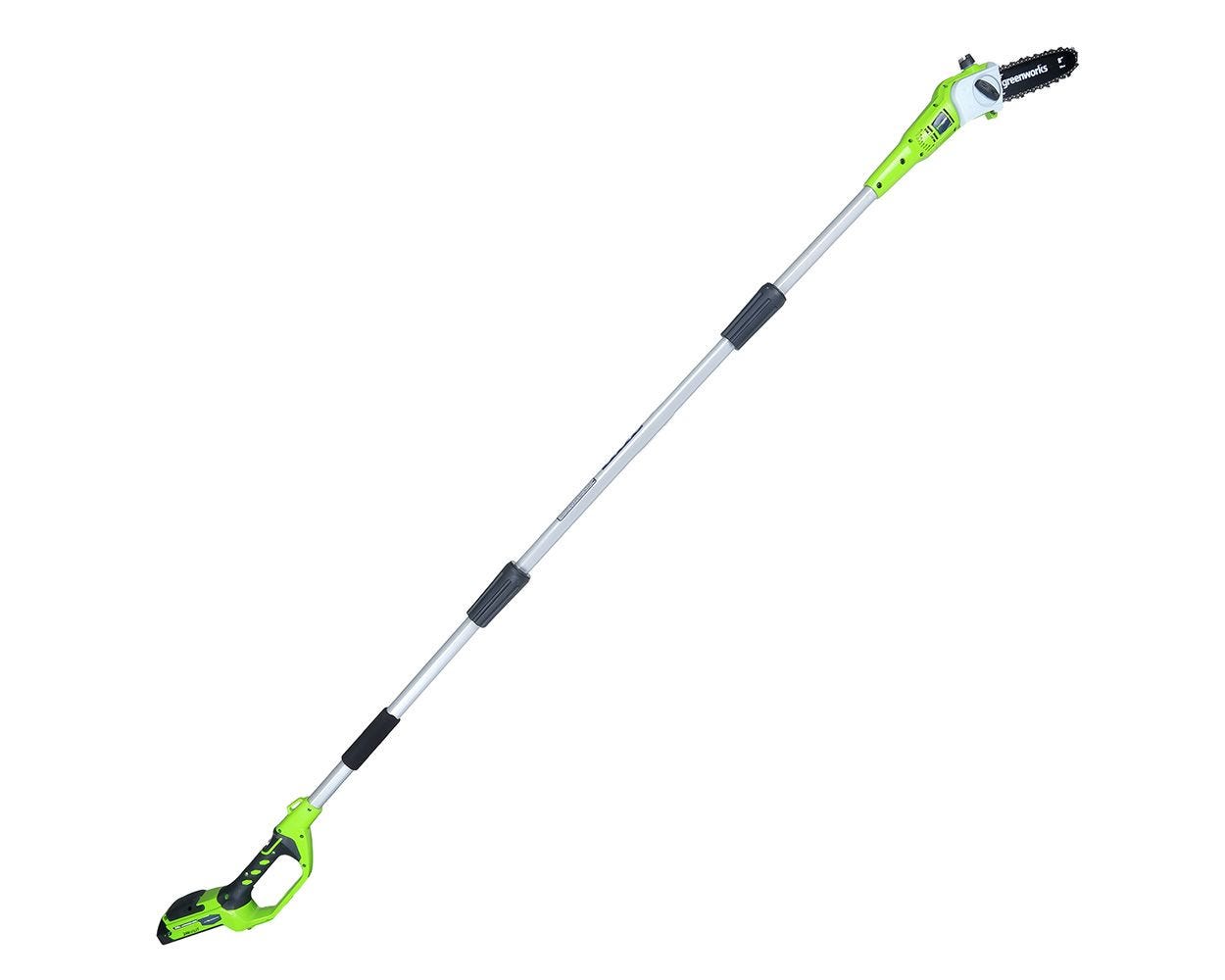 24V 8-Inch Pole Saw， Battery，  Charger | Greenworks Tools