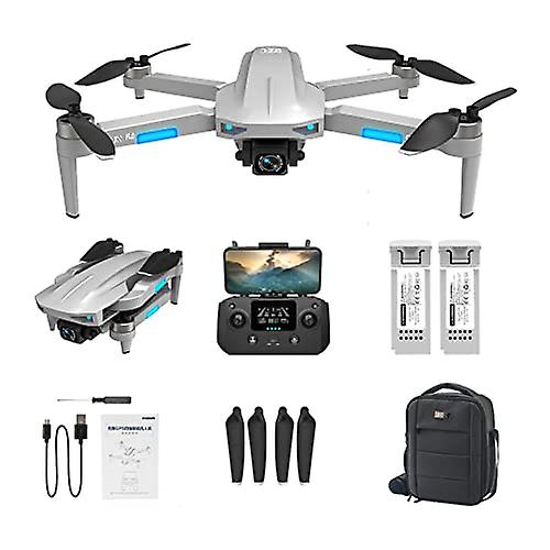 Folding Drone With 4k Hd Dual Cameras， Wifi Brushless Gps Rc Aircraft Quadcopter， Electronic Image Stabilization， Esc Camera， 25 Minutes Flight Time，