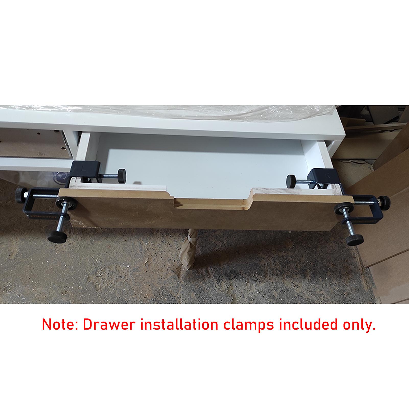 Drawer Installation Tool Adjustable Design Drawer Front Panel Installation Clamps Cabinet Hardware Jig Auxiliary Hand Tools