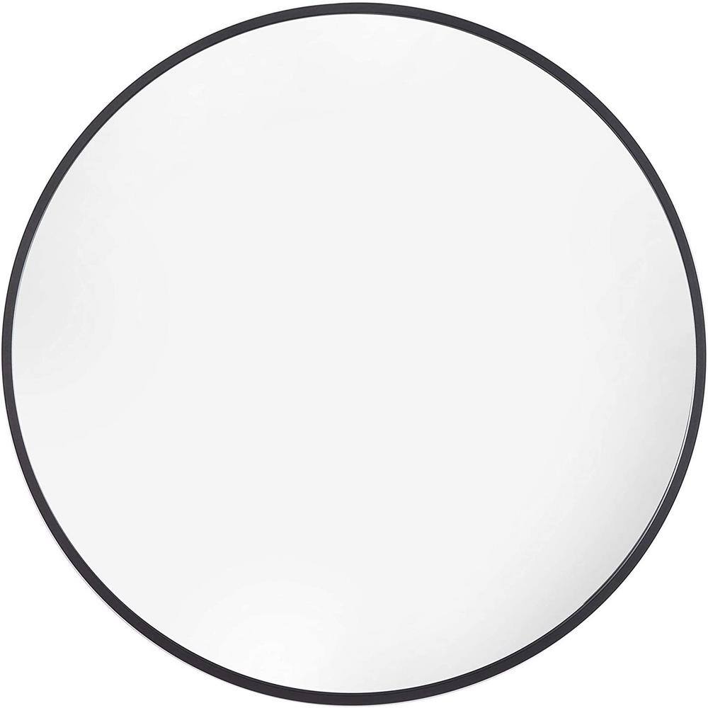 36 in. W x 36 in. H Round Aluminum Framed Wall Mount Modern Decorative Bathroom Vanity Mirror 2022-8-22-5