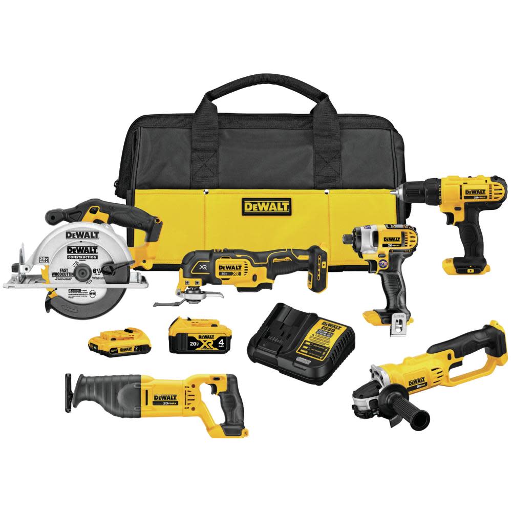 DEWALT 20V 6 Tool Combo Kit DCK661D1M1 from DEWALT