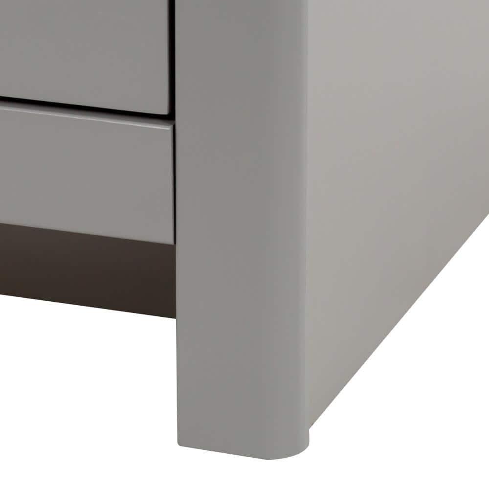 Home Decorators Collection Westcourt 24 in W x 22 in D x 34 in H Bath Vanity Cabinet Only in Sterling Gray