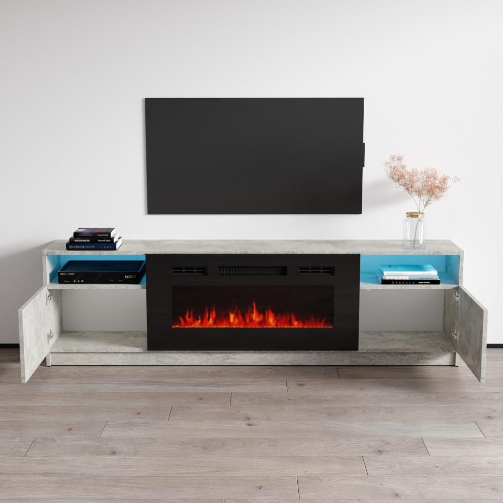 Strick   Bolton Amsden Electric Fireplace TV Stand