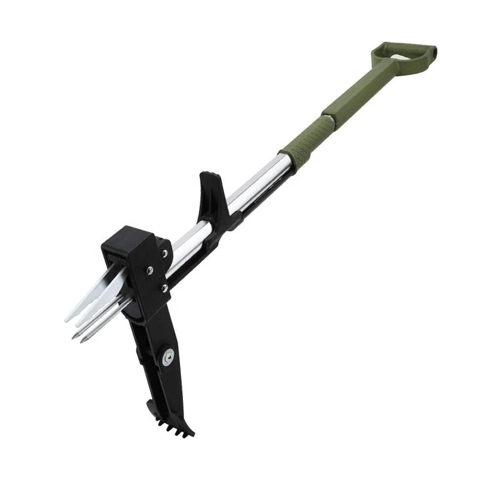 Hot Selling D Handle Energy Saving No Bend Ergonomic Garden Telescopic Weeder Hand Tool