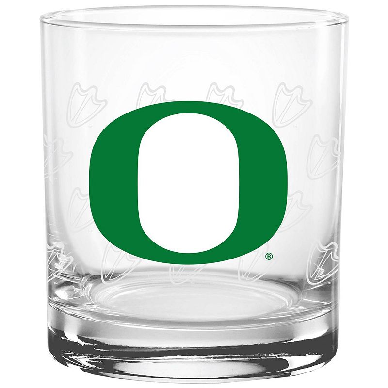 Oregon Ducks 14oz. Dad Rocks Glass