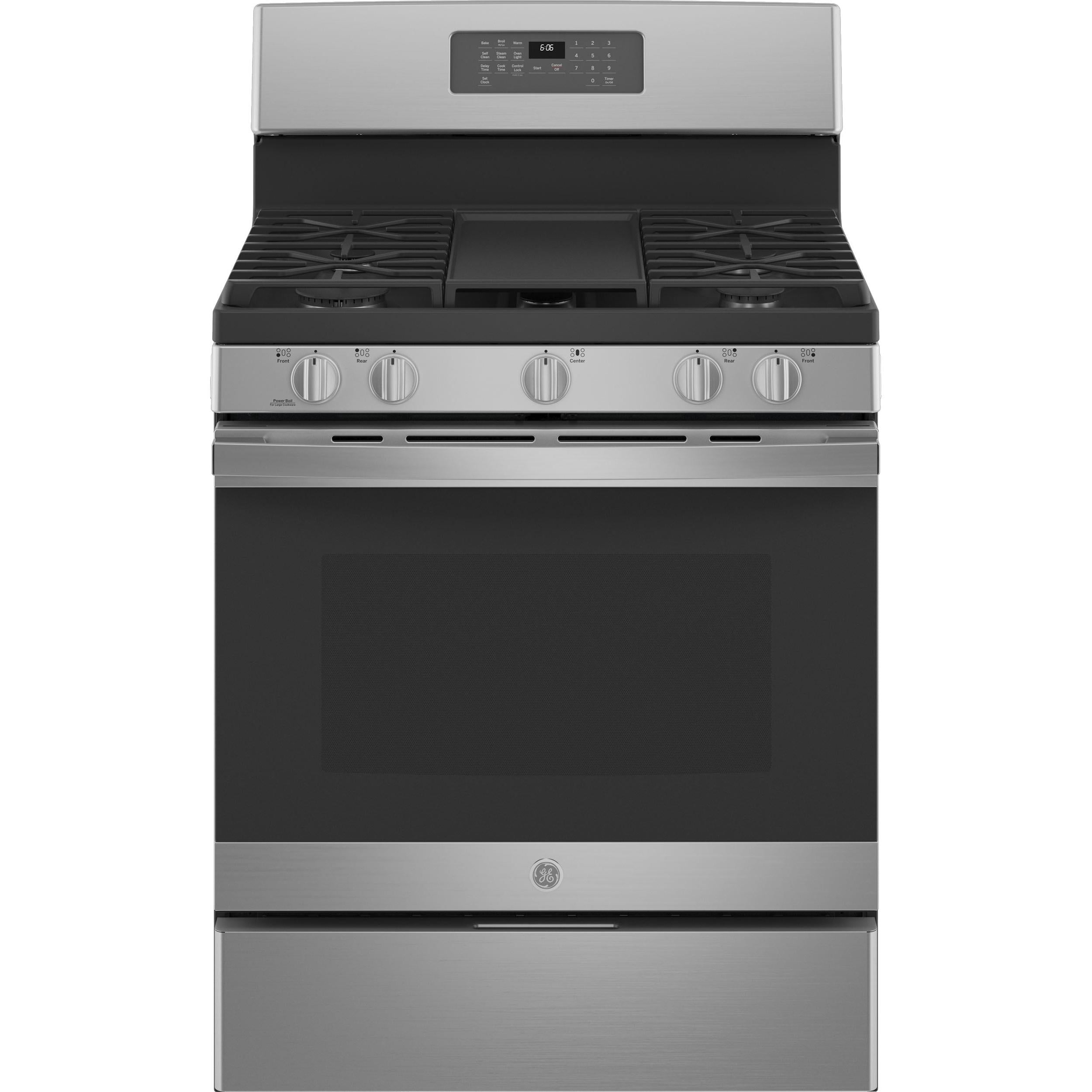 GE 30-inch Freestanding Gas Range JCGB660SPSS