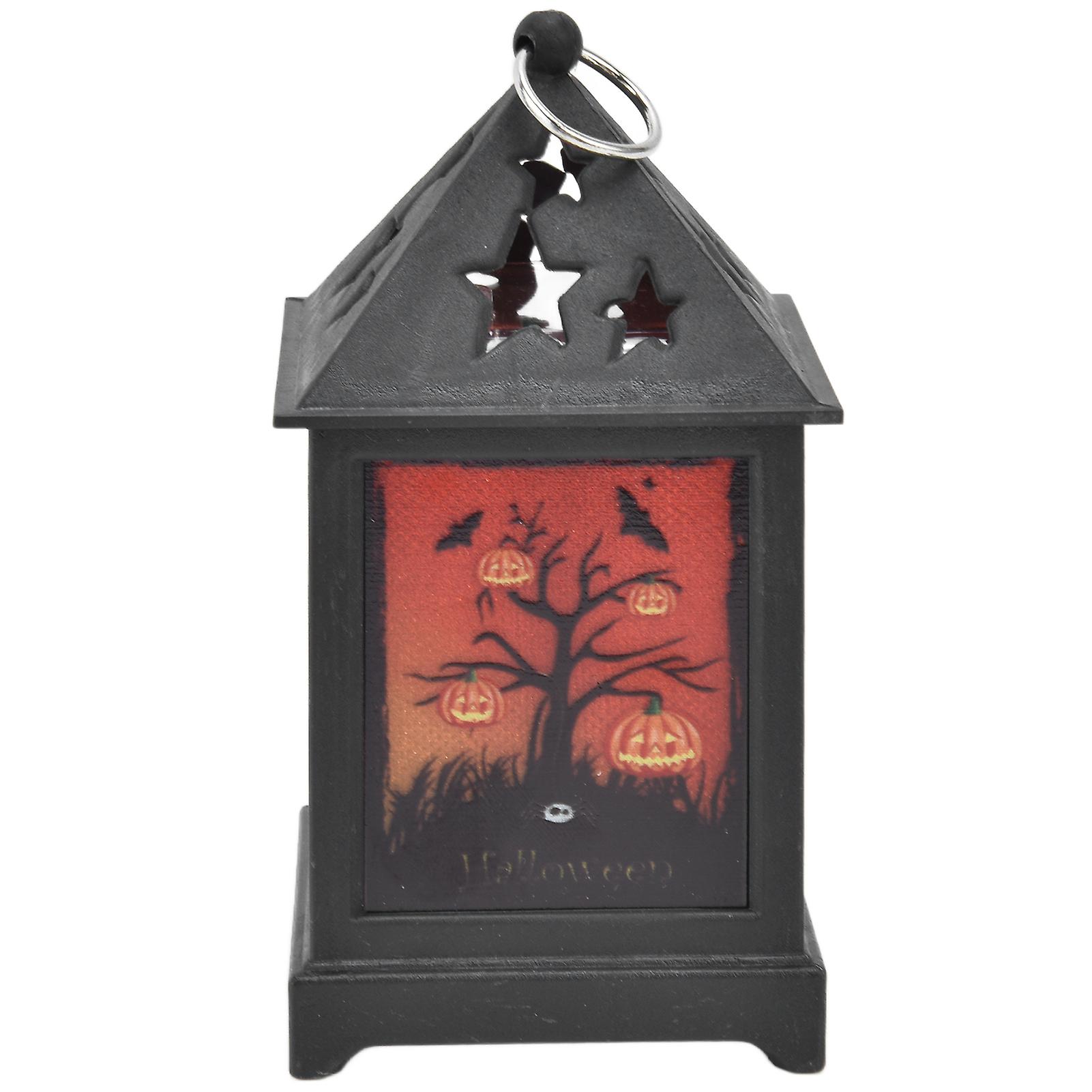 Halloween Lantern Led Halloween Night Light Portable Flame Lamp For Festival Decorationpumpkin