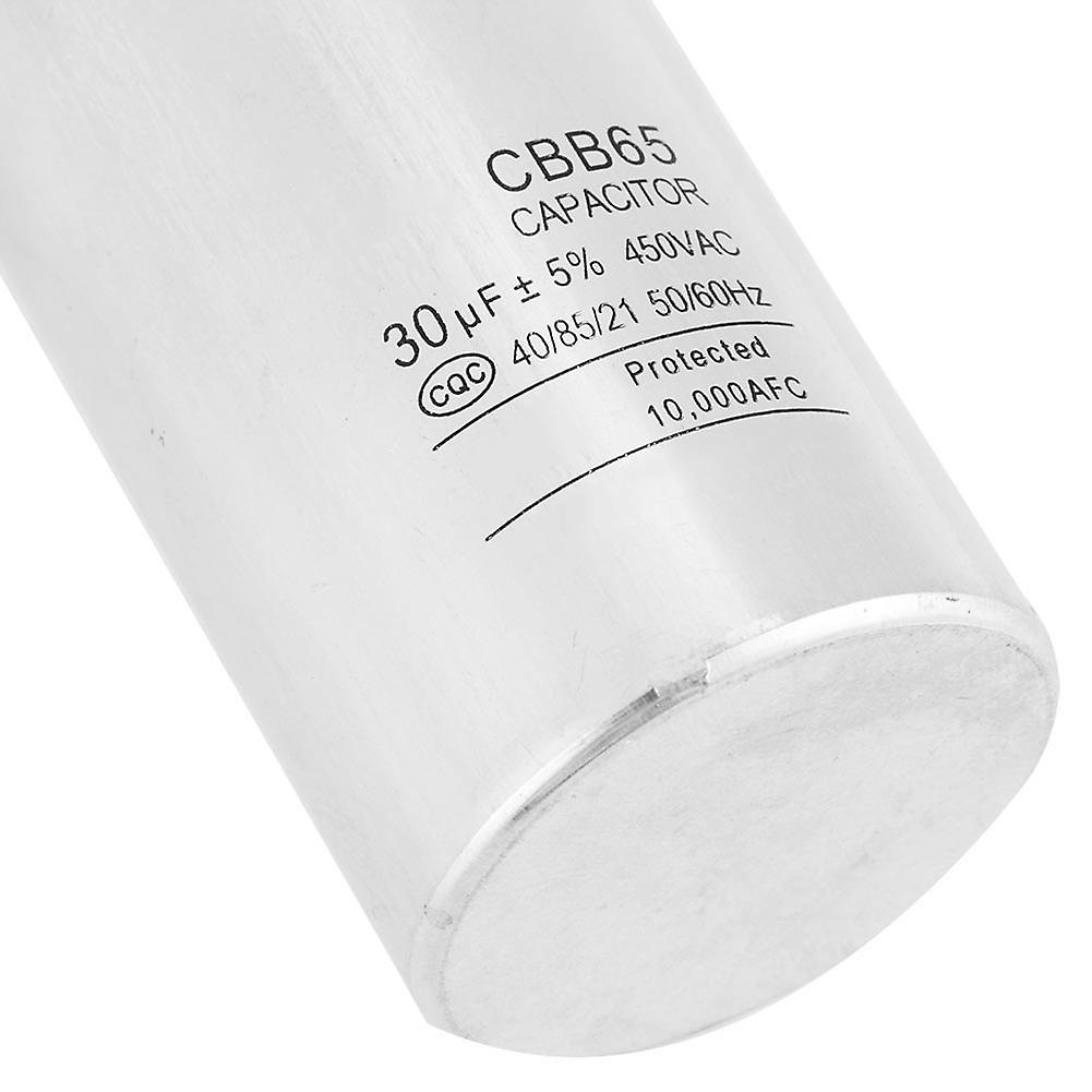 Cbb65a-1 30uf Ac 450v Cylindrical Motor Capacitor For Air Conditioner Motors Refrigerator