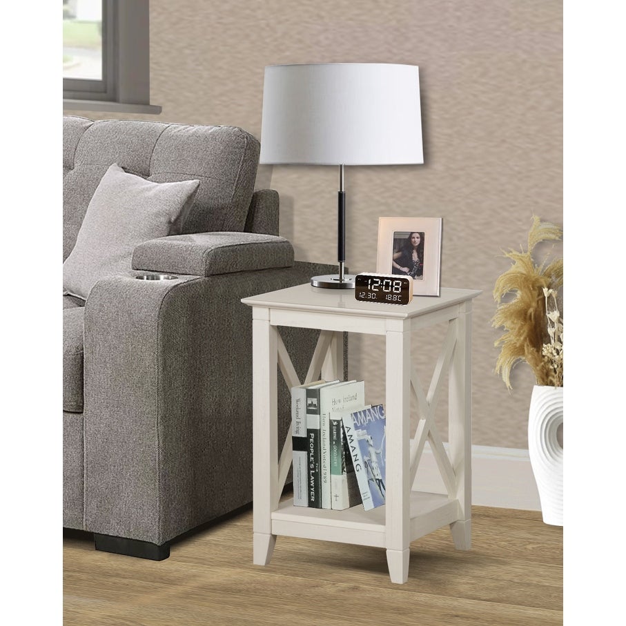 Honduras End Table with Shelf