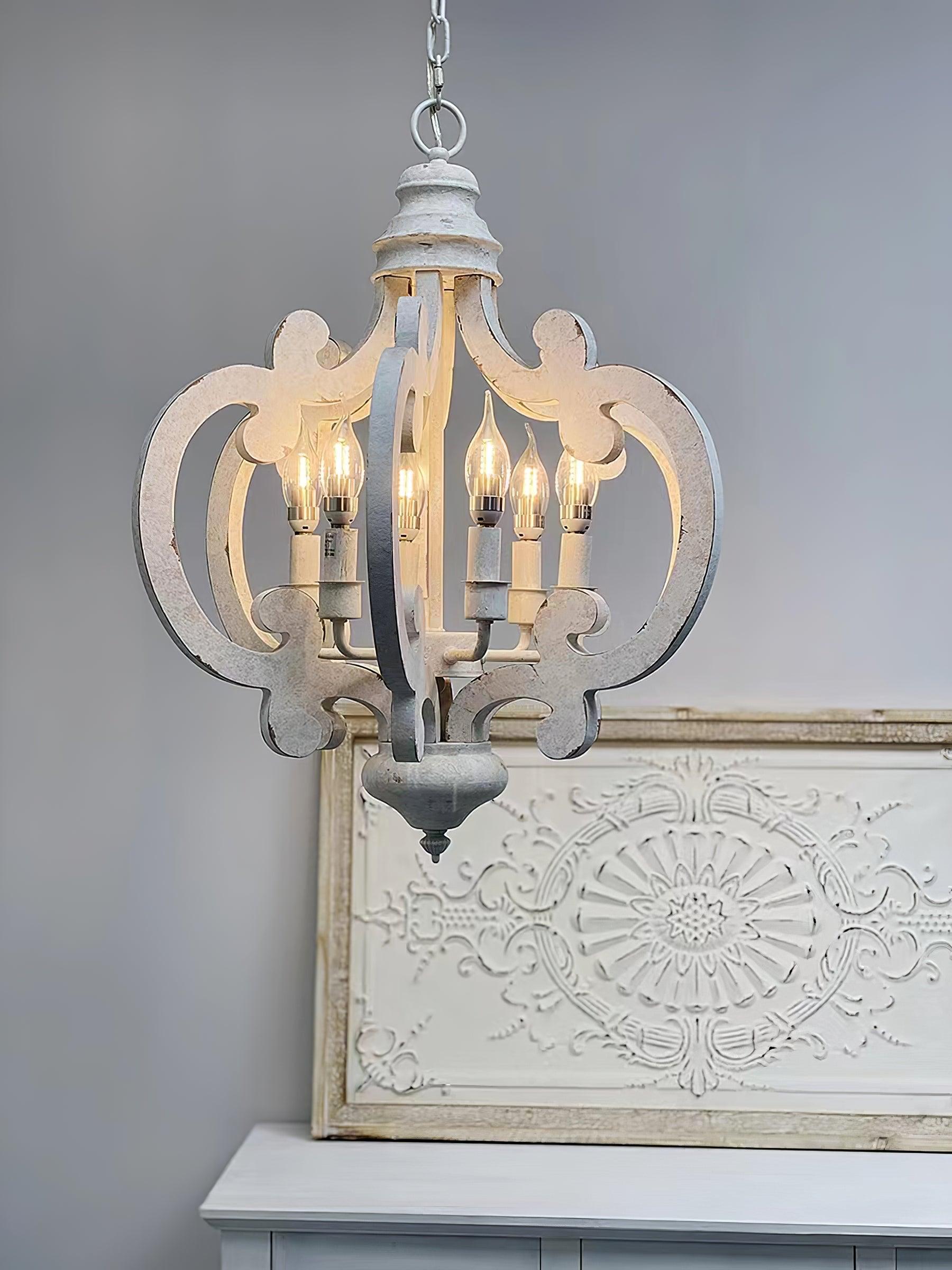 Antique White Style Chandelier