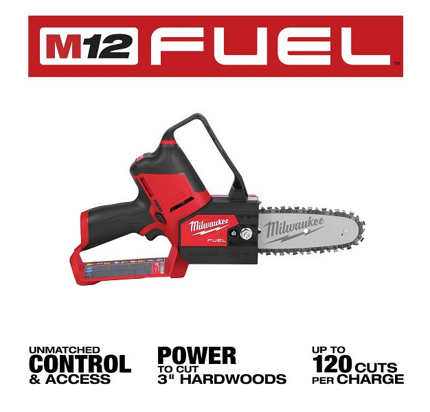 Milwaukee M12 Fuel Hatchet Brushless Lithium ion Cordless 6 In Pruning Saw tool only New