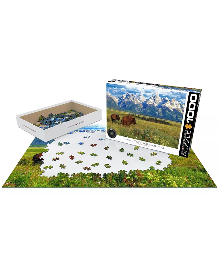 University Games Eurographics Incorporated Steve Hinch Grand Teton National Park  Wyoming  USA Jigsaw Puzzle  1000 Pieces