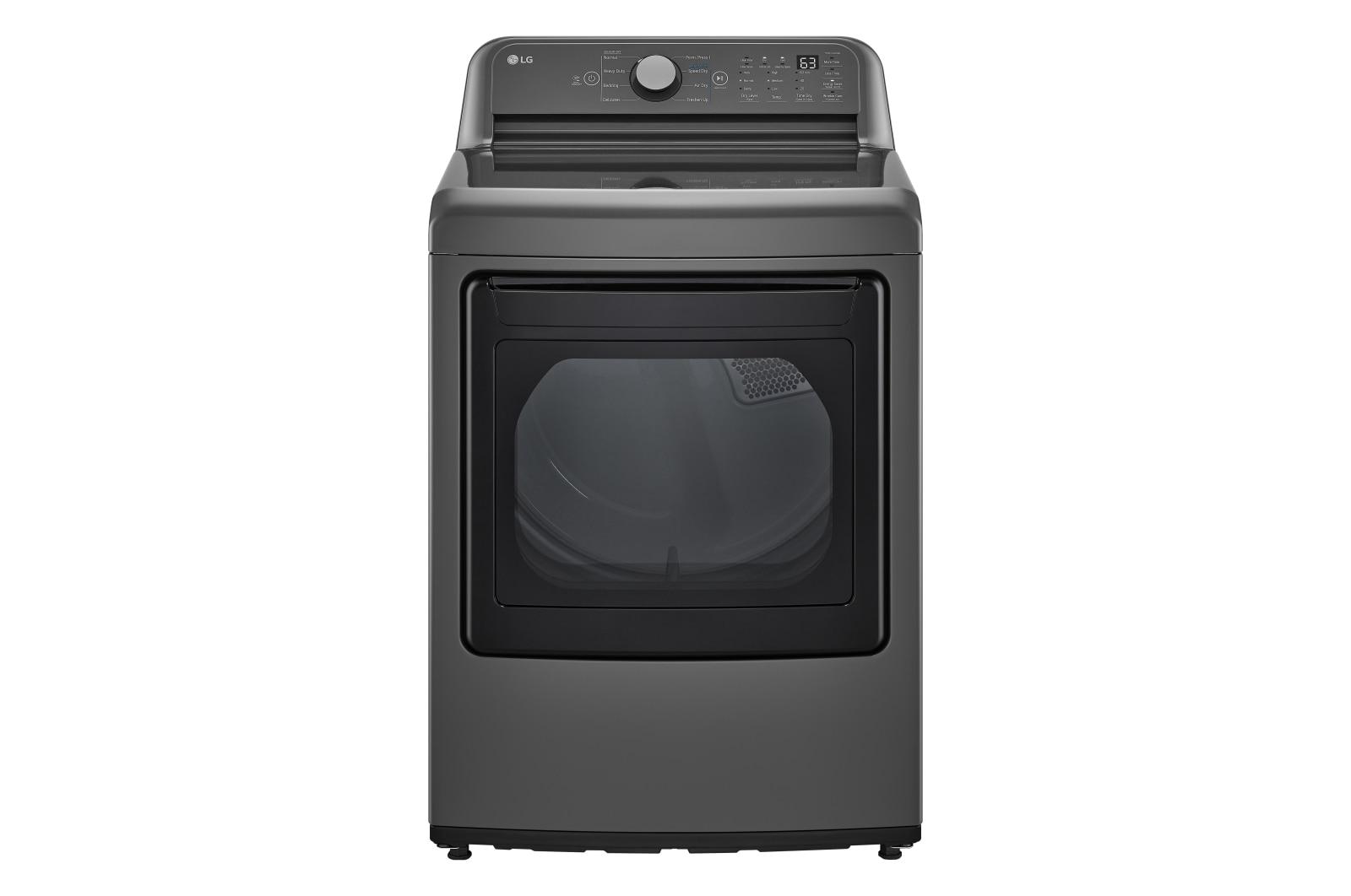 Lg DLE7150M 7.3 Cu. Ft. Top Load Energy Star Electric Dryer With Sensor Dry, Flowsense® & Clean Filter Indicators