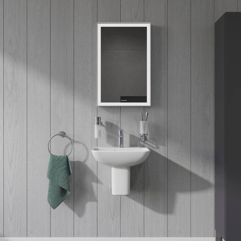 Duravit ME by Starck 17.75 in. Rectangular Bathroom Sink in White 0719450000