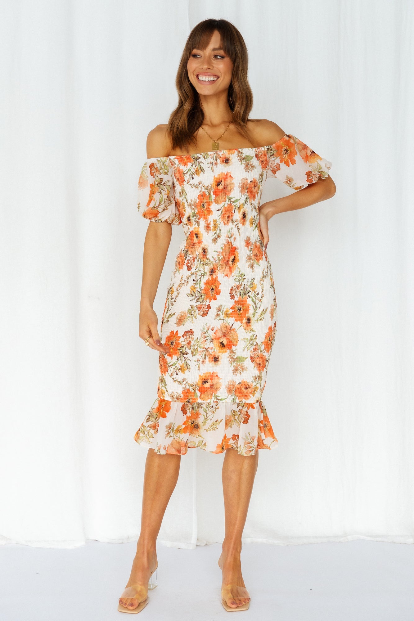 Haven View Holiday Midi Dress